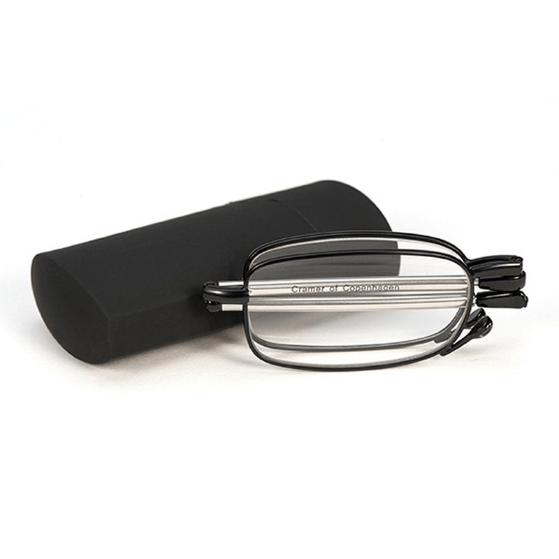 Men Women Foldable Reading Glasses with Glasses Case Presbyopic Glasses