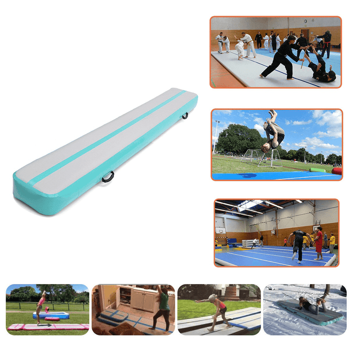 118X15X7.87Inch Inflatable GYM Air Track Mat Tumbling Floor Mat Airtrack Gymnastics Mat Training Pad