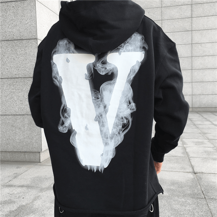 Smoke Angel Big V Hoodie Thick