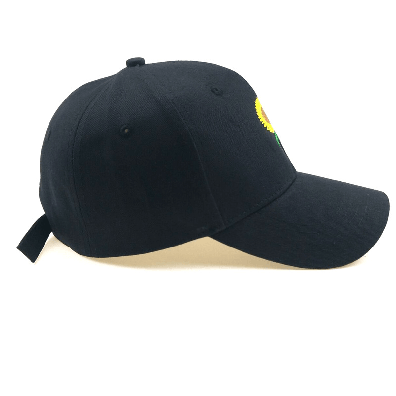 Hot Sunflower Embroidered Baseball Cap