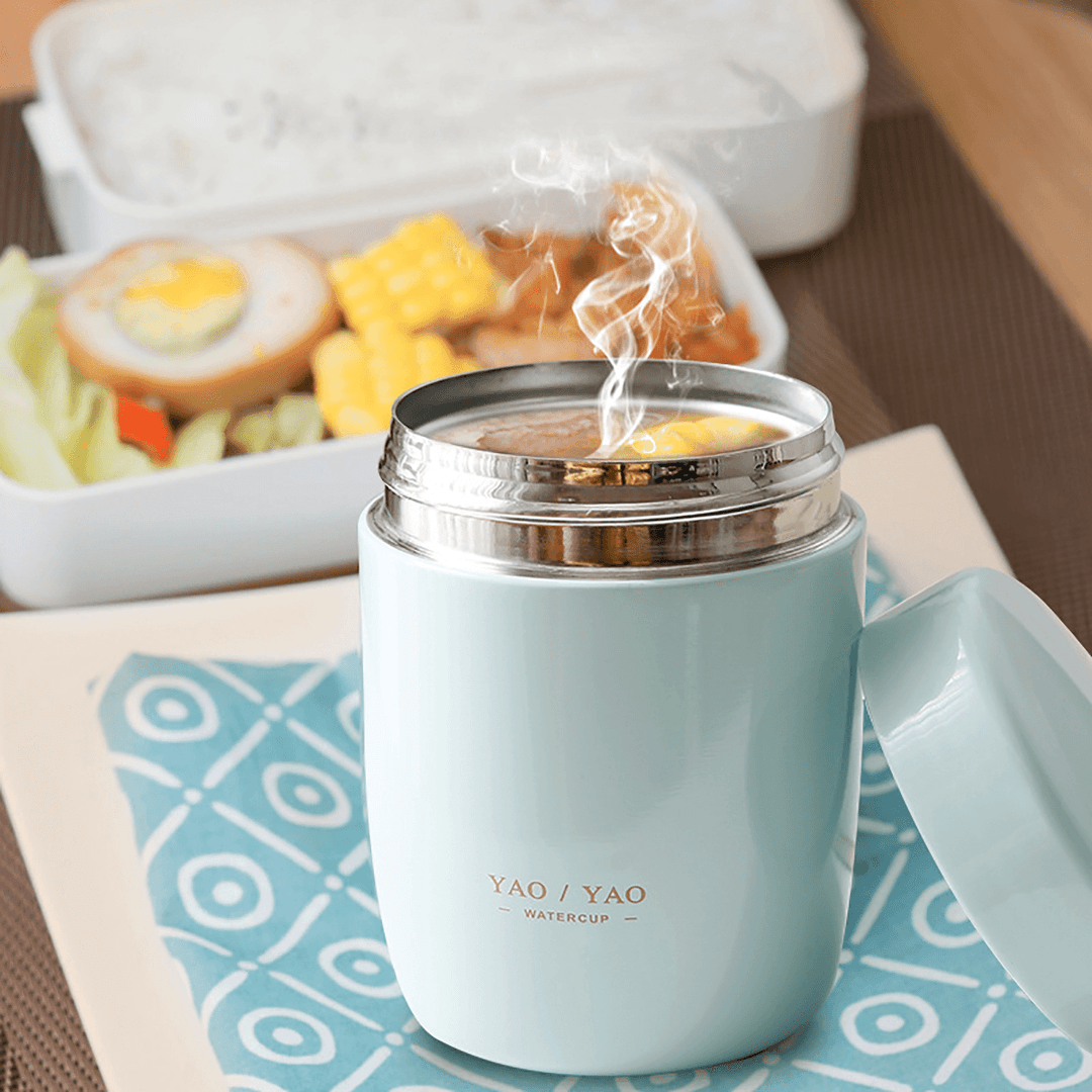 260ML Mini Food Thermos Lunch Box Stainless Steel Food Soup Containers Vacuum Flasks Thermos Cup Outdoor Camping Travel