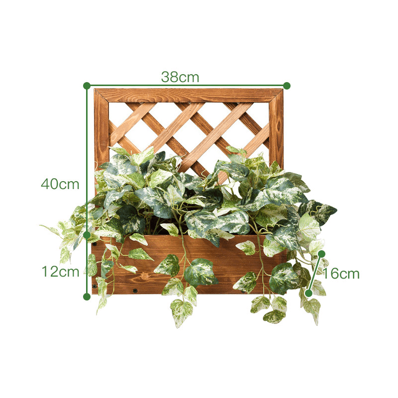 Plant Shelves Wall Shelves Solid Wood Shelves Ourdoor Garden Decor - MRSLM