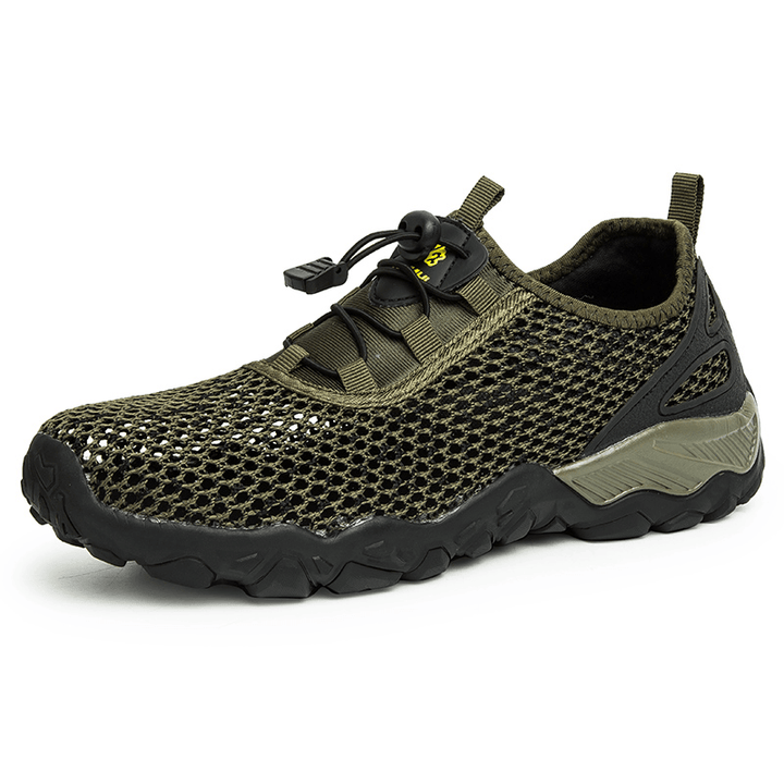 Men Mesh Breathable Lightweight Non Slip Climbing Casual Outdoor Shoes