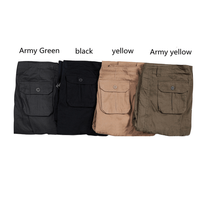 Men'S Casual Sports Multi-Pocket Loose Long Pants