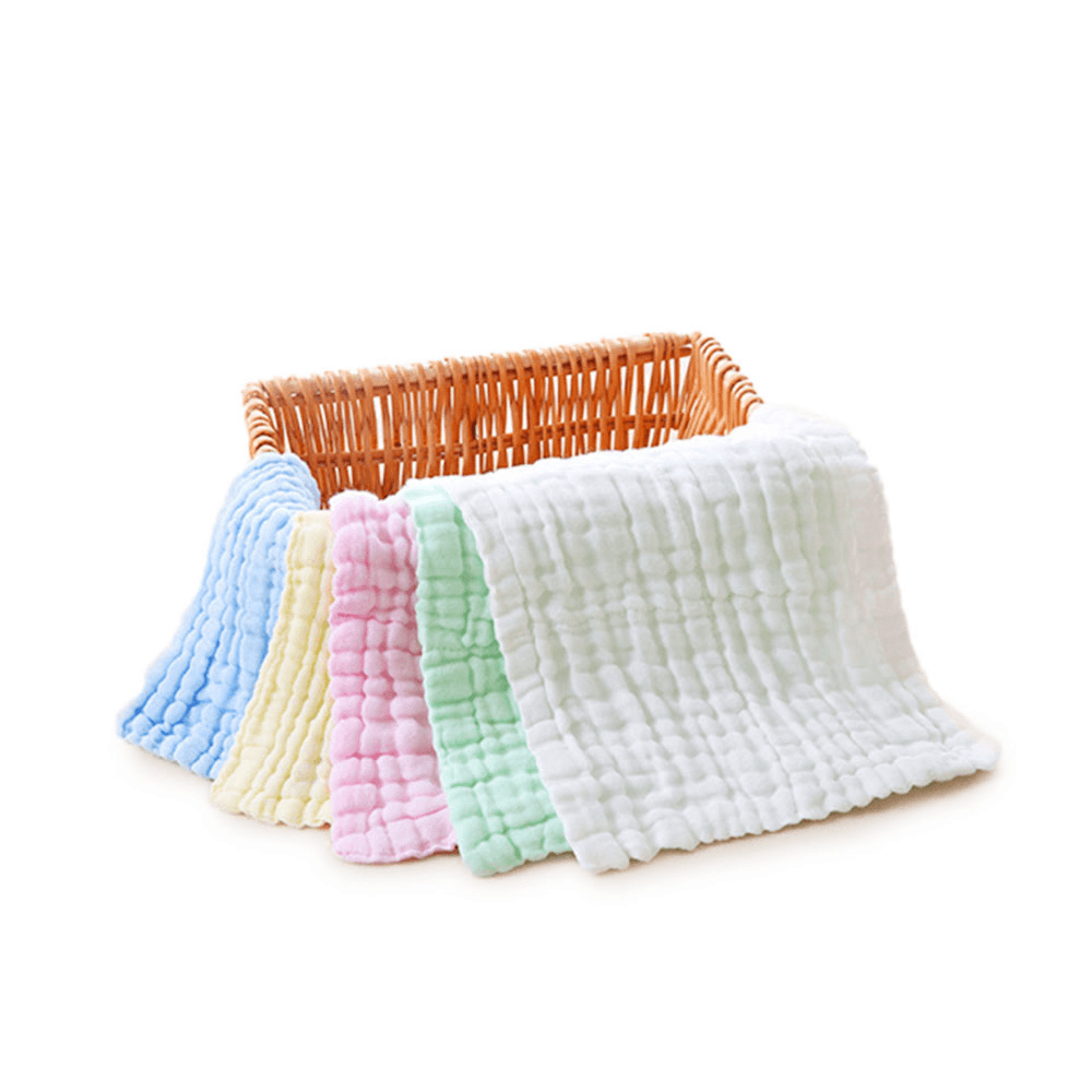 Bestkids Baby Cotton Baby Towel 5Pcs/Set Gauze Baby Small Square Small Towel Strong Water Absorption from Xiaomi Youpin from Xiaomi Youpin