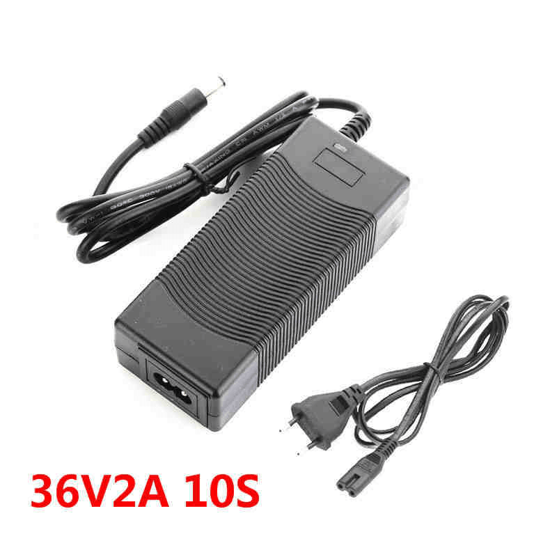 LIITOKALA 36V 2A 10S Lithium Battery Pack Charger for 42V Electric Bike Battery Charger 10 Series Battery Power Supply Charger