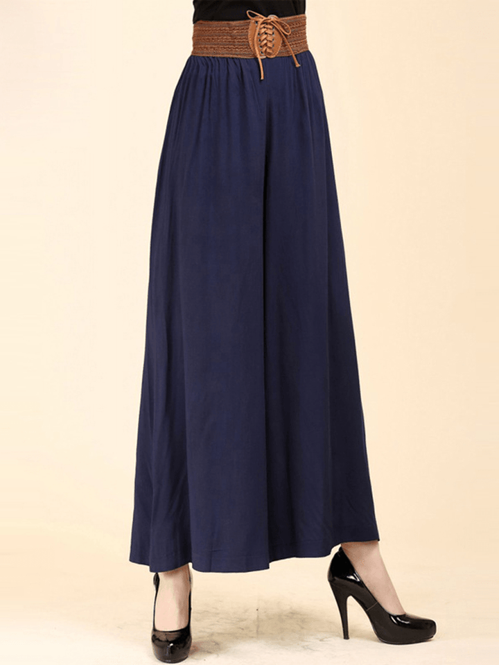 Drawstring High Waist Pants