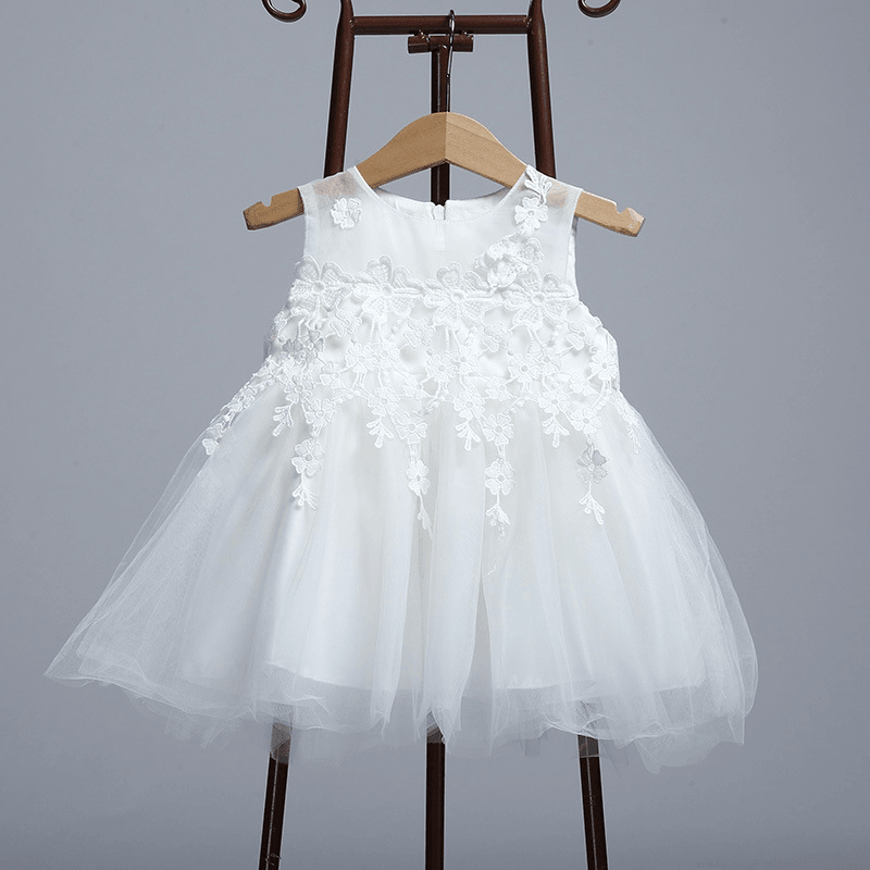 Baby'S Full Moon, Baby'S Wedding Dress, Princess Dress, Children'S Dress, Lace Cap, Fluffy Dress, Photo Studio