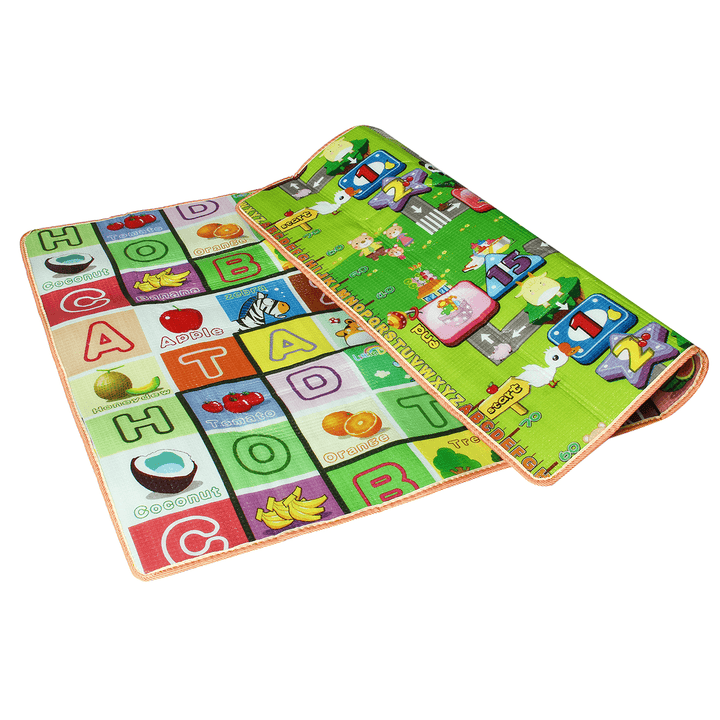 1.2/1.5/2X1.8M Waterproof Non-Slip Baby Kids Floor Play Mat Children Game Blanket Crawling Carpet Cushion Pad