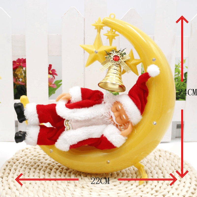 Christmas Music Moon Snoring Electric Santa