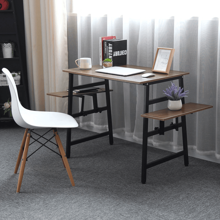 Deformable Computer Laptop Desk Modern Desktop Workstation Combination Study Room Bedroom Study Table Writing Desk for Home Office - MRSLM