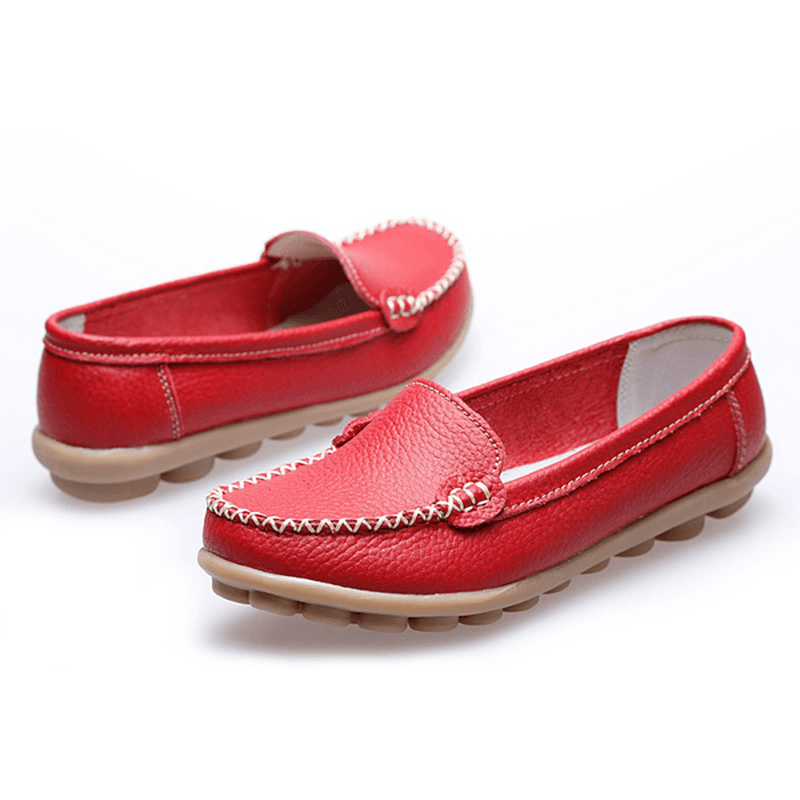 Women Casual Flats round Toe Loafers Soft Sole Slip on Flat Loafers