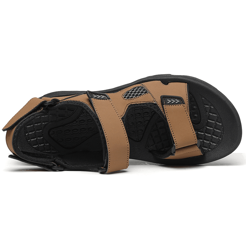 Men Microfiber Breathable Non Slip Opened Outdoor Casual Beach Sandals