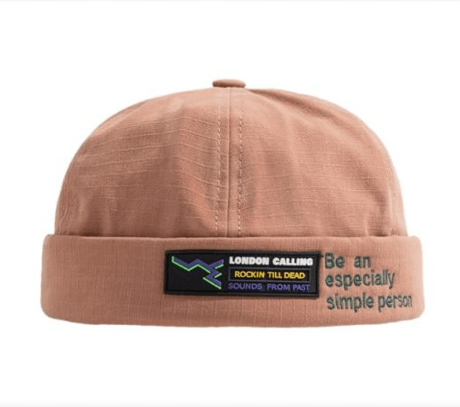 Retro Fashion Landlord Hat Lovers Street Personality without Eaves