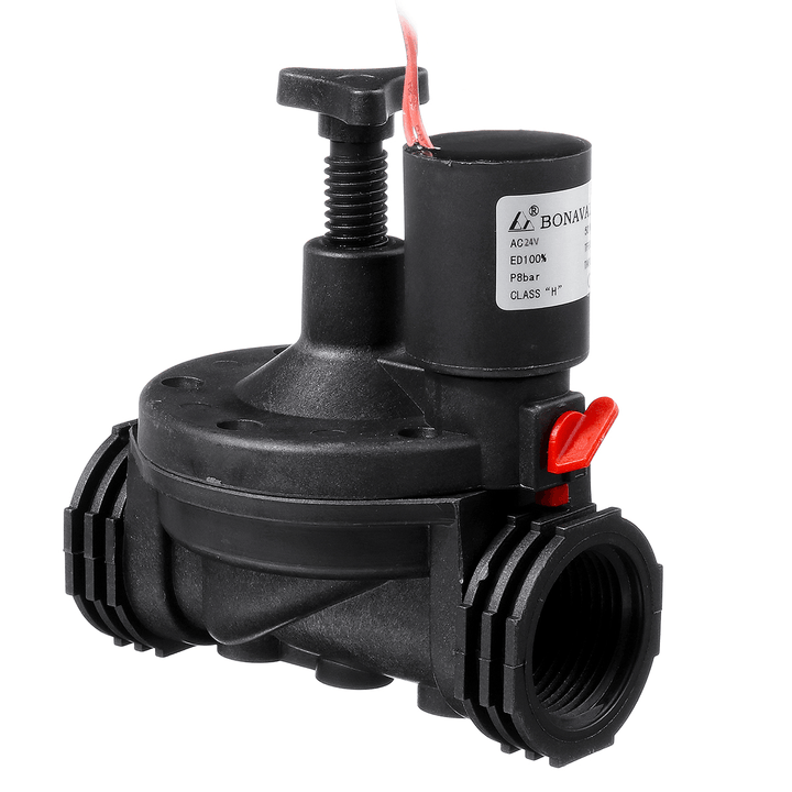 1 Inch Industrial Irrigation Water Valve 12/24V AC Solenoid Thread Valve Garden Controller