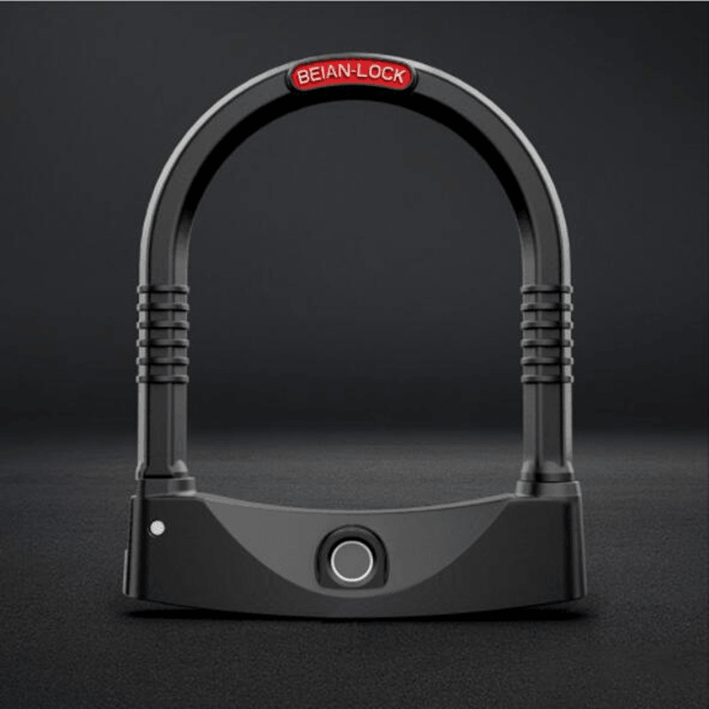 Smart Fingerprint U Lock Bicycle Scooter anti Theft Locker High Security Keyless Anti-Hydraulic Shear Door Lock Rechargeable Waterproof 0.5S Unlock CE ROHS Certification