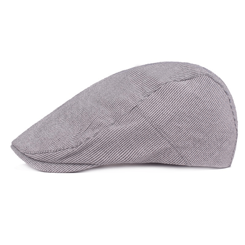 Men Cotton Double-Sided Adjustable Painter Beret Hat