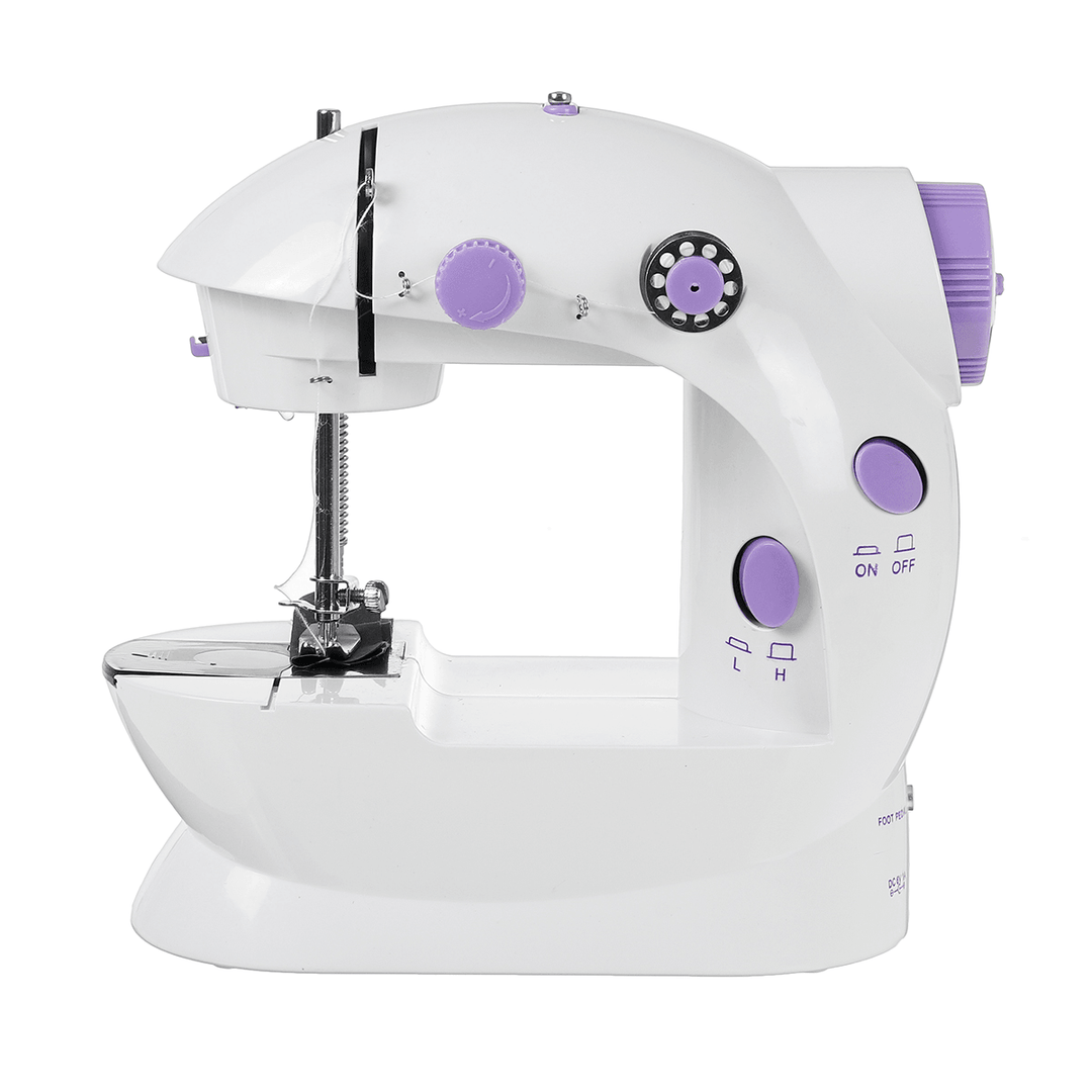 Rechargeable Portable Electric Sewing Machine Household Mini Sewing Machine W/ Light