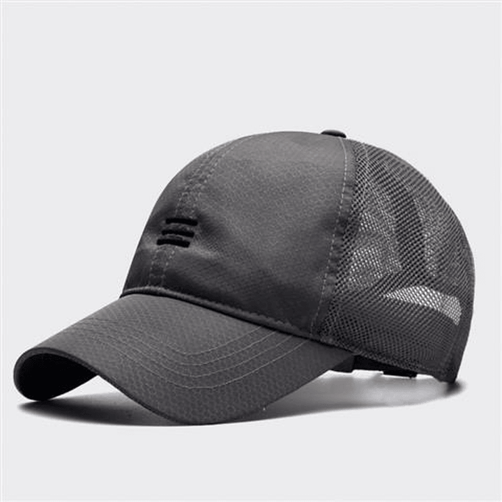 Summer Style Thin Breathable Mesh Baseball Cap Quick-Drying