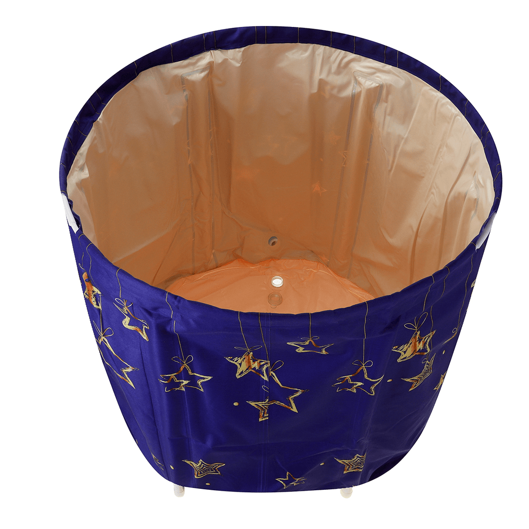 70X70Cm Starry Sky Bathtub Water Tub Folding Indoor Outdoor Portable Spa Bath Bucket