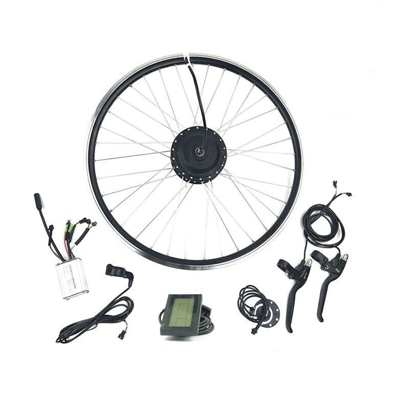 36V 500W/350W LCD3 Digital Display Electric Ebike Conversion Kit Front Rear Wheel Engine Motor Hub