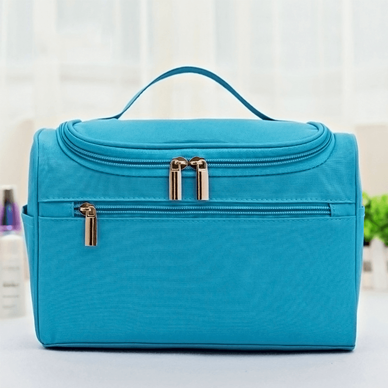 Women Portable Toiletry Wash Bag Waterproof Cosmetic Make-Up Storage Pouch Outdoor Travel - MRSLM