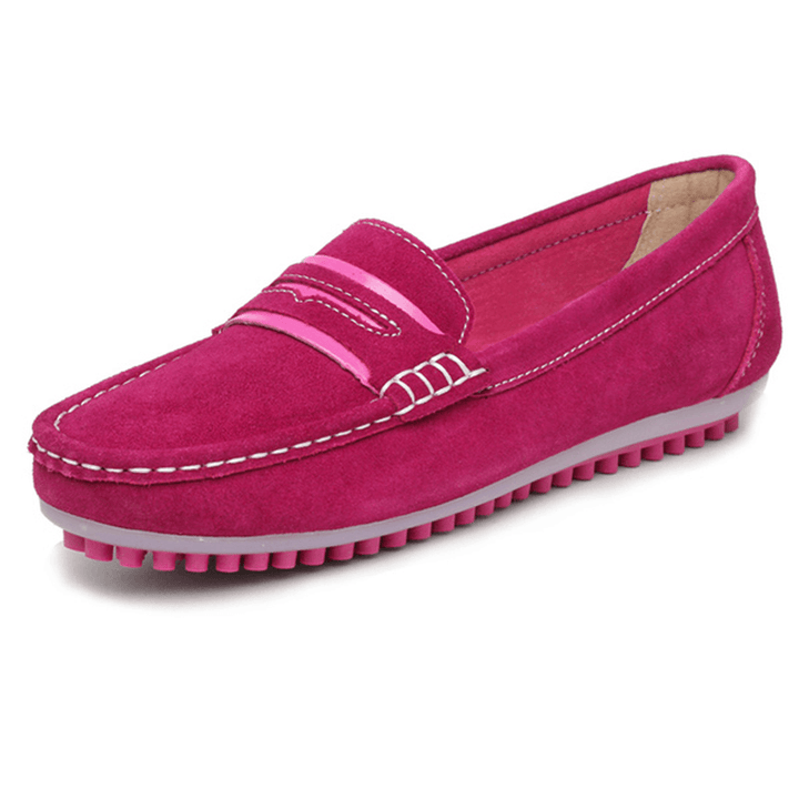 Women Casual Flat Shoes Color Flats Slip on round Toe Loafers