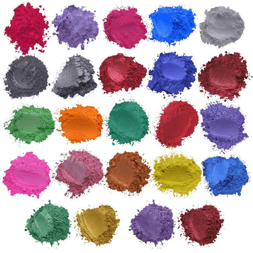 Pearlescent Mica Pigment Powder 24 Colors