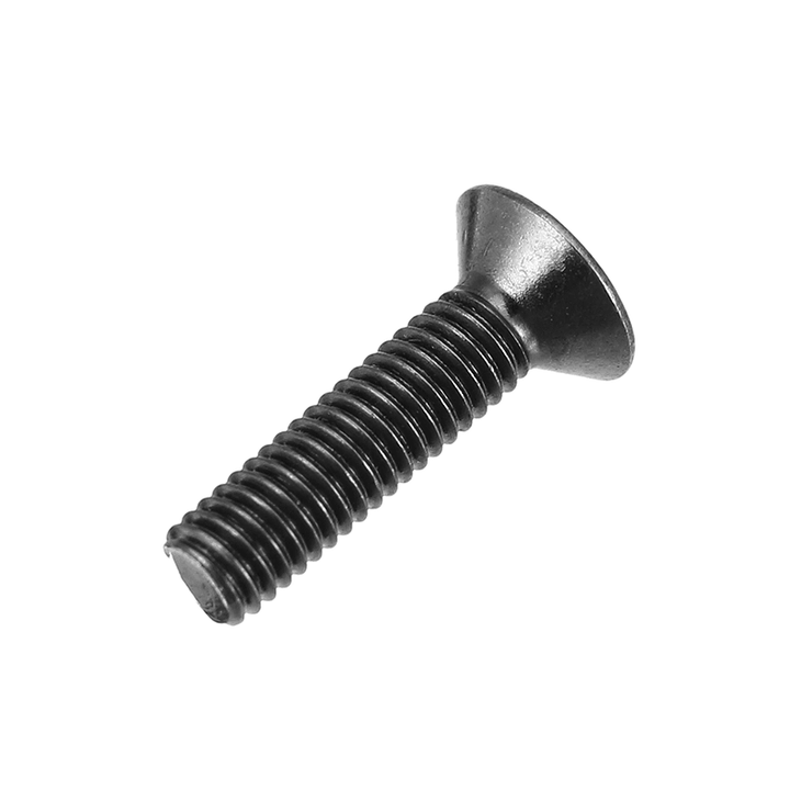 Suleve‚Ñ¢ M3ASH4 10Pcs M3 Hex Countersunk Flat Head Screws Alloy Steel Titanium Plated 12.9 Grade - MRSLM