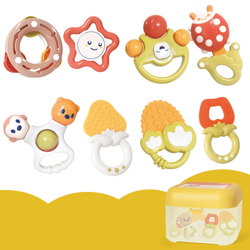 Baby Rattle Plastic Toy Gift Box Set