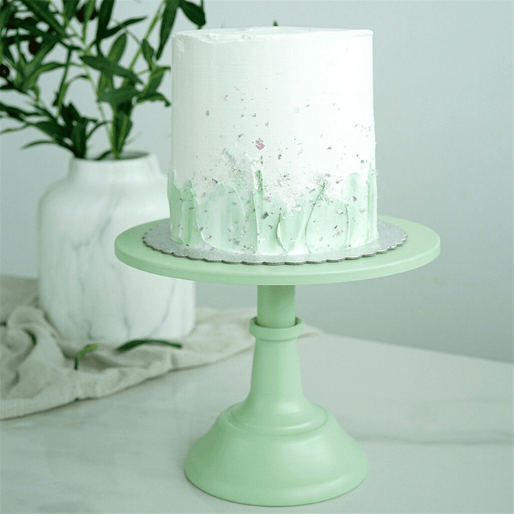 10/12 Inch Iron Green round Cake Stand Pedestal Dessert Holder Wedding Party Decorations