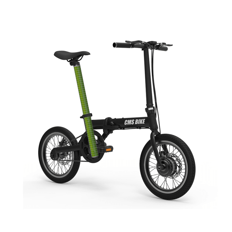 CMSBIKE XIAOKE 36V 250W Brushless Motor 158.4WH 16 Inches Black Folding Electric Bike 20Km/H 30-50Km Mileage Automatic Cruisesystem