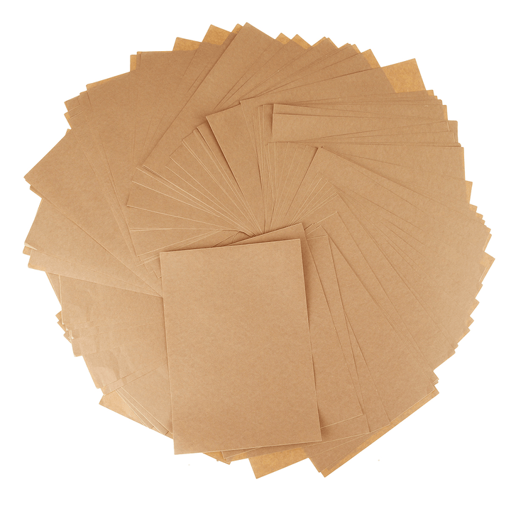 100PCS 21Cm*29.7Cm A4 Kraft Paper Sticker Paper Sticker