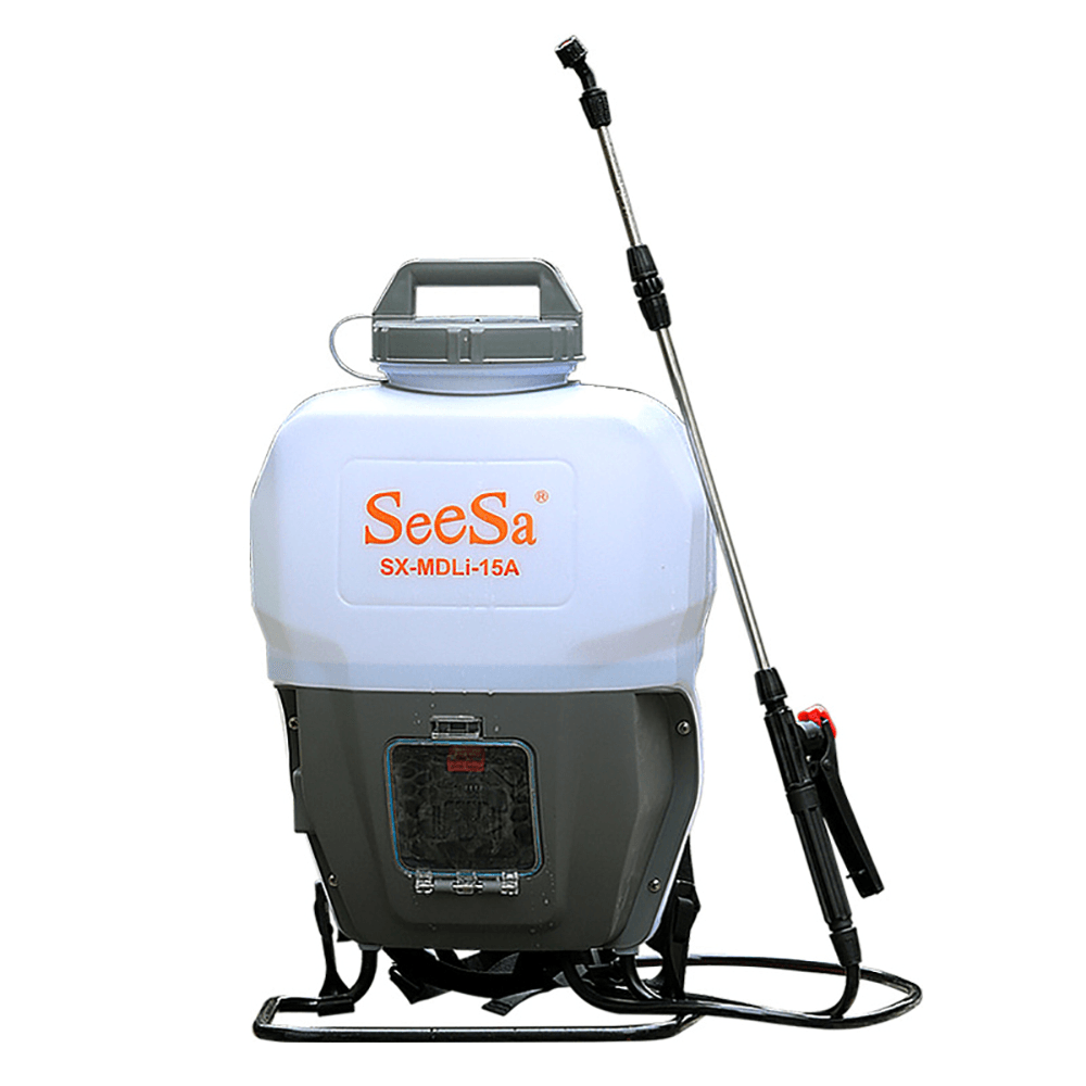 15L 2Ah/4Ah Li-Ion Battery Portable Knapsack Electric Pump Sprayer Disinfection Mosquito Killer Spraying for Farm Office Industrial - MRSLM