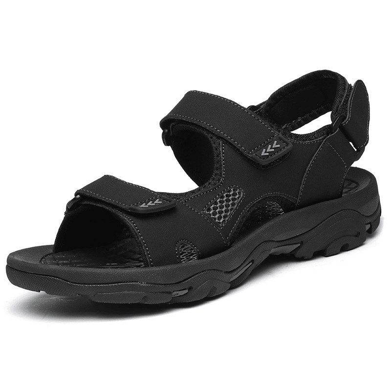 Men Microfiber Breathable Non Slip Opened Outdoor Casual Beach Sandals