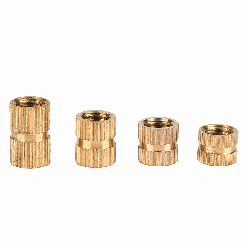 Suleve M2BN1 150Pcs M2 Thread Knurled Nut Brass Threaded Insert Embedment Nuts Assortment Kit