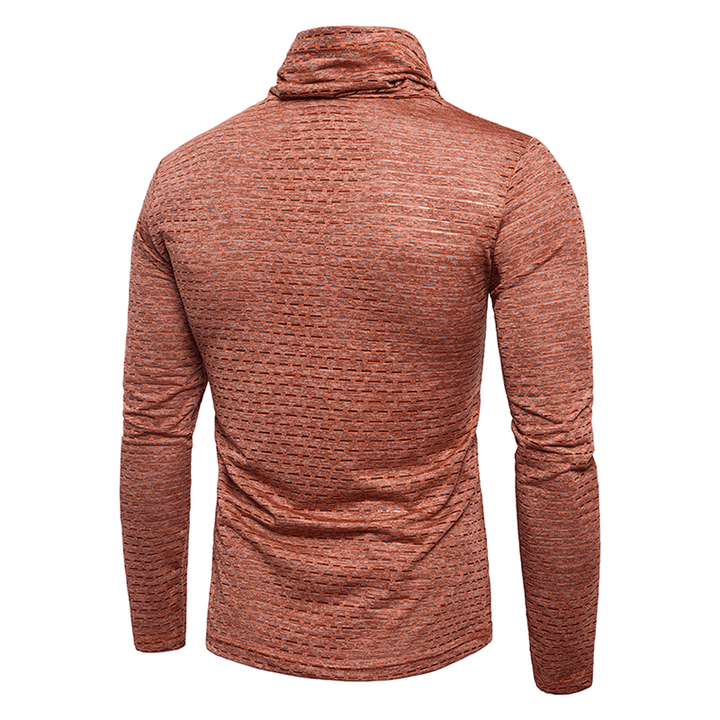 Men'S Vintage Slim Fit Long Sleeve Casual T-Shirts