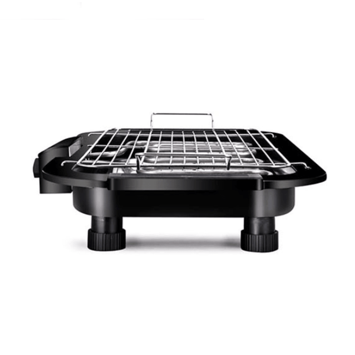 220V Portable Electric Grill Smokeless Electric Pan Grill BBQ Griddle Mini Non-Stick Plate Electric Home Barbecue Grill Machine