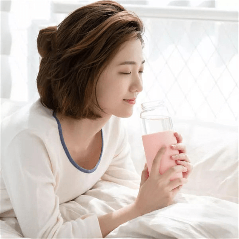 Fun Home 500Ml Glass Water Bottle Portable -20‚ÑÉ-150‚ÑÉ Temperature Tea Cup Drinking Mug with Silicone Case From