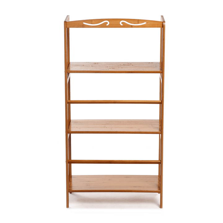 3 Layers 50/70Cm Wood Holder Bookshelf Space Saving Floor Bookcase for Creative Modern Small Home Decoration