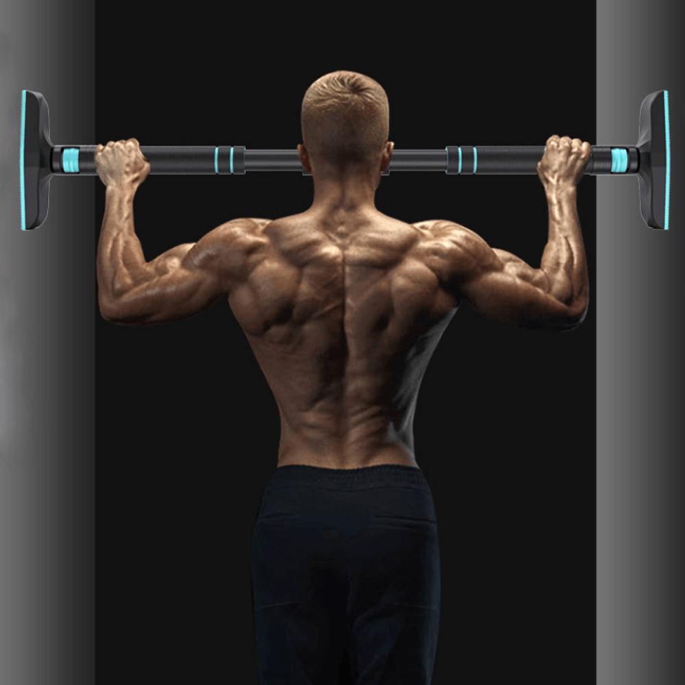 110-140Cm Door Horizontal Bars Pull up Training Bar Chin Push up Workout Home Gym Fitness Sit-Ups Equipments Max Load 400Kg