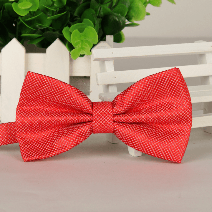 Bow Tie Men'S Polyester Yarn Casual Jacquard