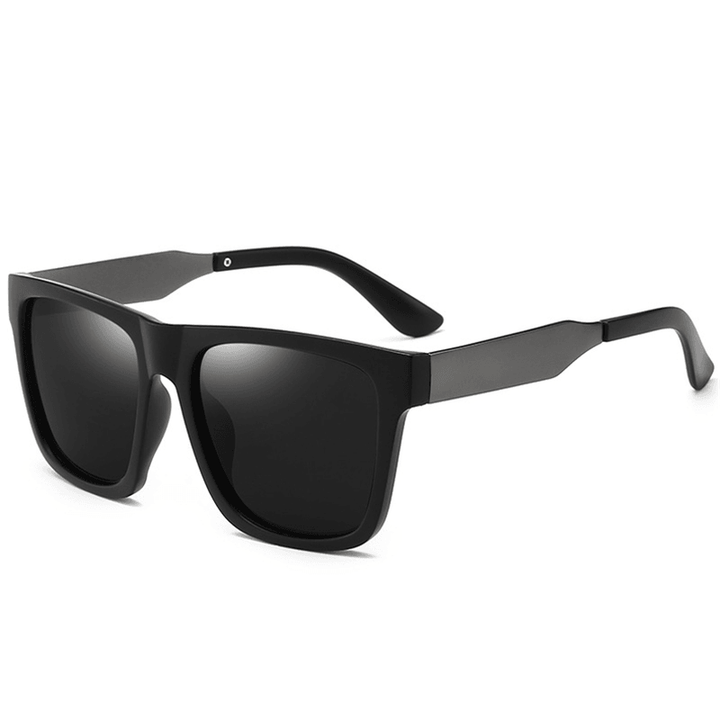 Fashionable Polarized Sunglasses Men'S Retro Box Driving Sunglasses