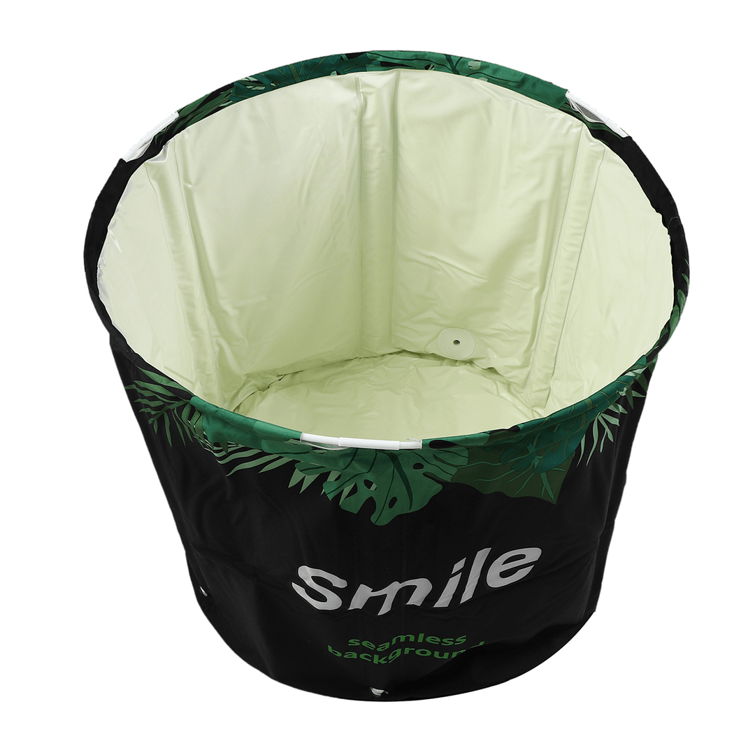 Portable Folding PVC Adult Bathtub Water Spa Tub Bath Bucket Outdoor Bath Tub