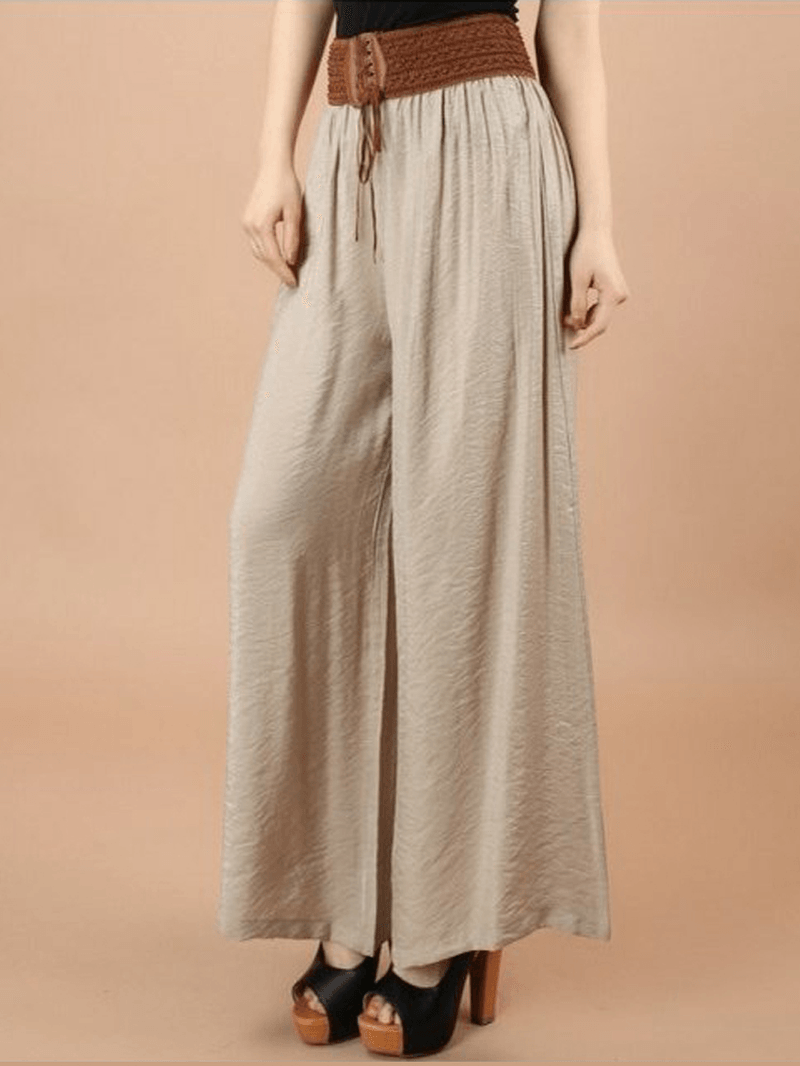 Drawstring High Waist Pants