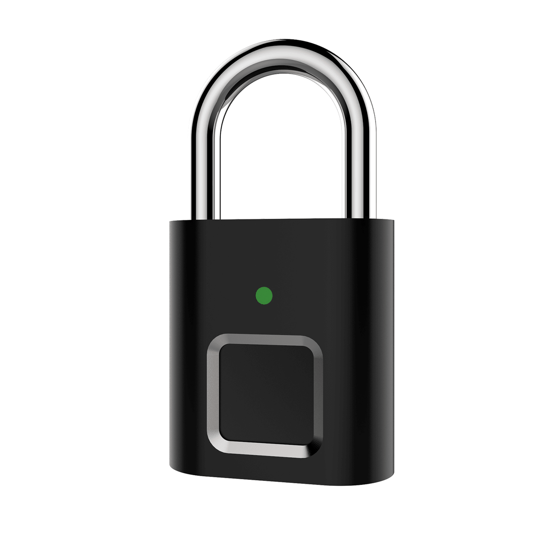 Anytek Smart Fingerprint Lock Security Keyless Padlock for Door Box Bag USB Charging