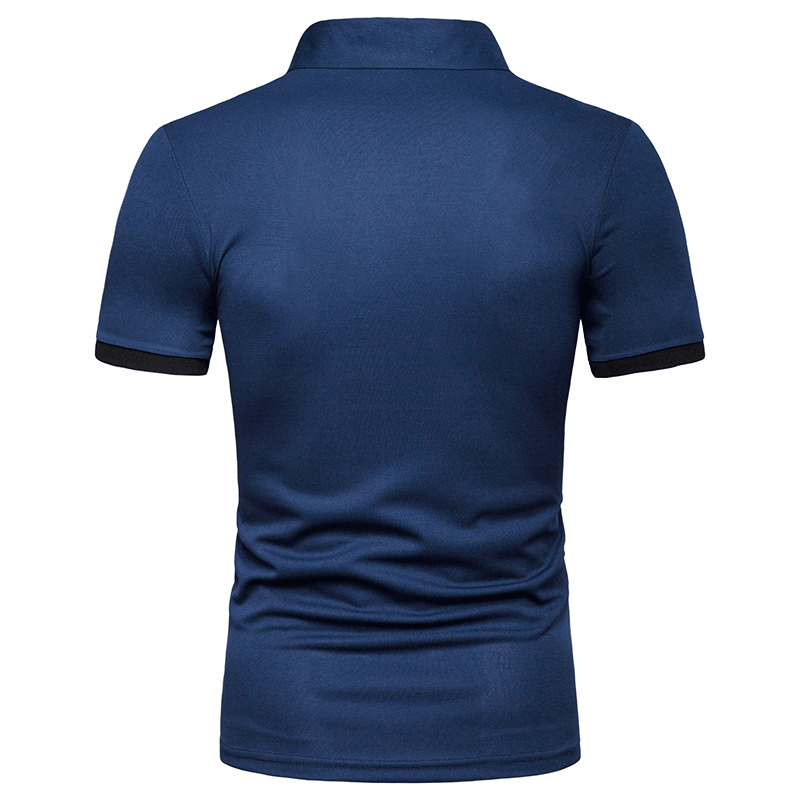 Mens Summer Casual Business Stylish Basic Golf Shirts