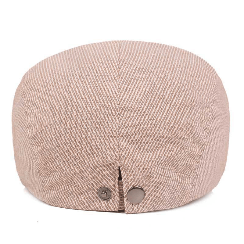 Men Cotton Double-Sided Adjustable Painter Beret Hat