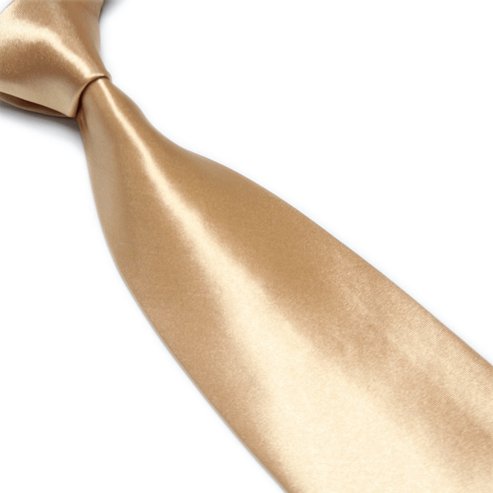 Men'S Imitation Silk Solid Color Wide Tie Knot Wedding Banquet Bright