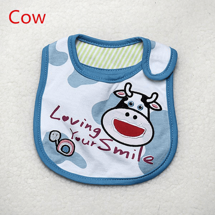 Baby 3 Layer Cotton Napkin Saliva Towel Lunch Bibs Waterproof